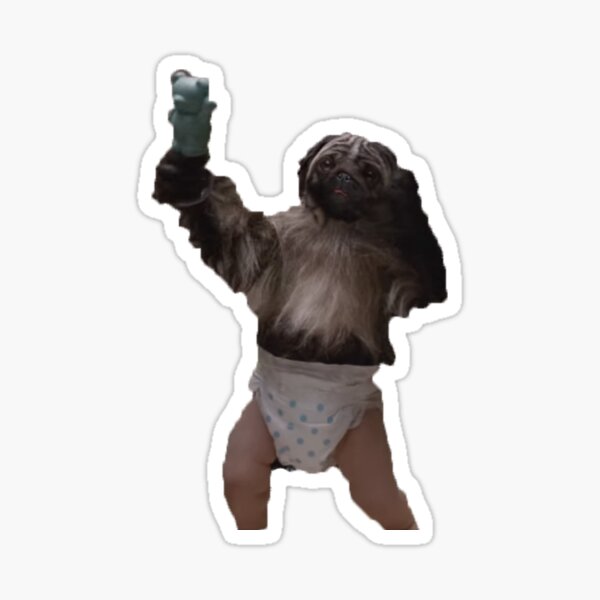 Puppy-Monkey-Baby Sticker