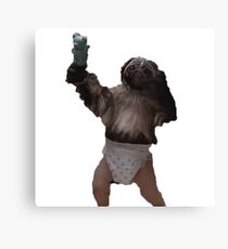 Puppy-Monkey-Baby Canvas Print