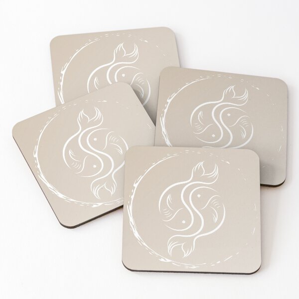 Item preview, Warm Taupe Pisces Print designed and sold by JustJanessa.