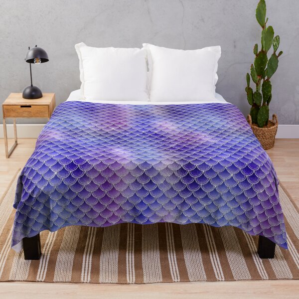 Item preview, Shiny violet and blue iridescent mermaid scales designed and sold by AnnieHochmann.