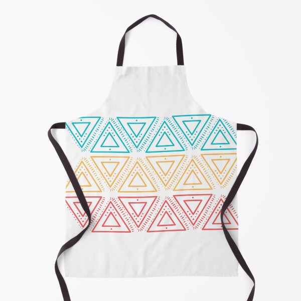 Item preview, Turquoise, Yellow and Red Triangle Pattern designed and sold by jellywobble.