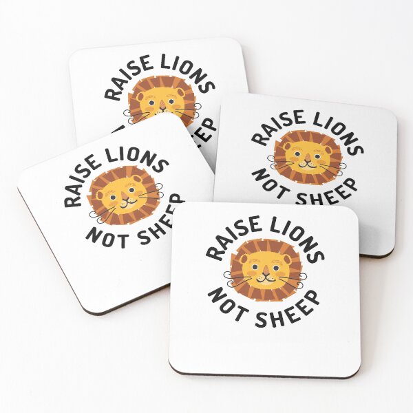 Item preview, Raise Lions Not Sheep Patriot Leader Strong Free Thinker America designed and sold by Emerg-Apparel.