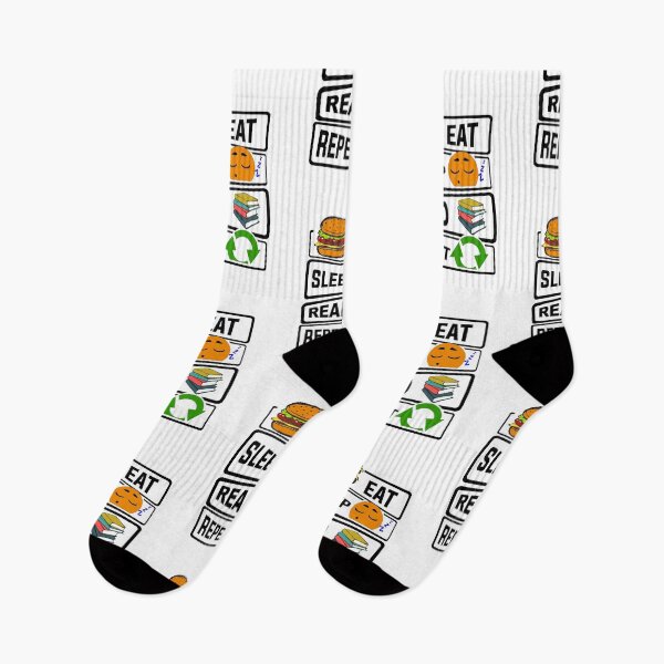 Item preview, Eat Sleep Read Repeat Funny illustration Gift designed and sold by KO-Design.
