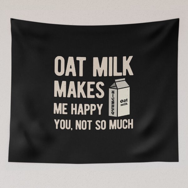 Item preview, Oat Milk Funny designed and sold by artworkbyrihen.