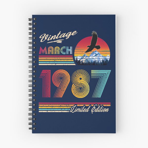 Item preview, March 1987 Birthday designed and sold by GreenSplash.