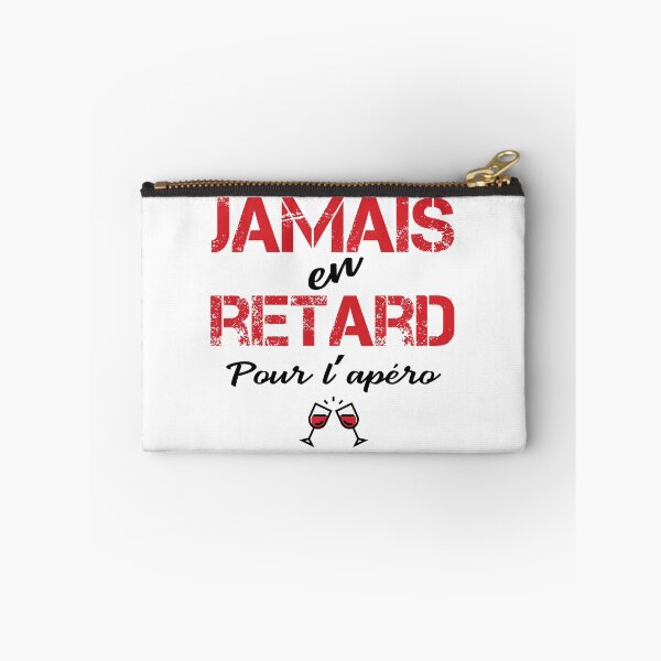 Item preview, never late for a drink! Alcohol humor message designed and sold by rubislys.