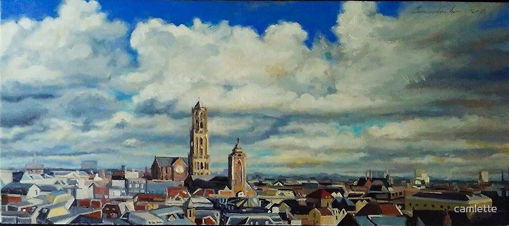 "Utrecht Skyline" by camlette | Redbubble