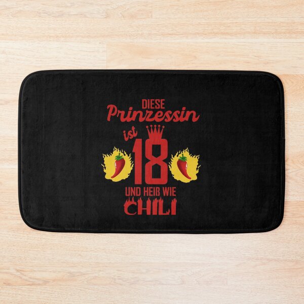 Item preview, 18th Birthday Funny Funny Chili Princess designed and sold by Ibu83.