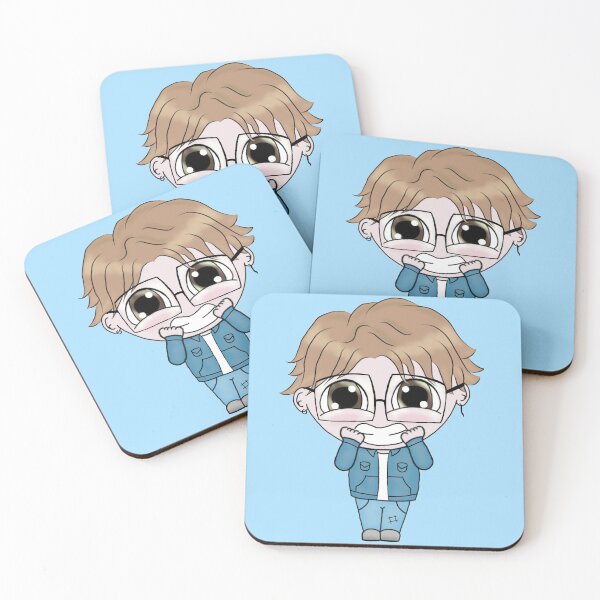 Item preview, BTS Jimin Chibi - Dynamite sticker designed and sold by MusicVibe.