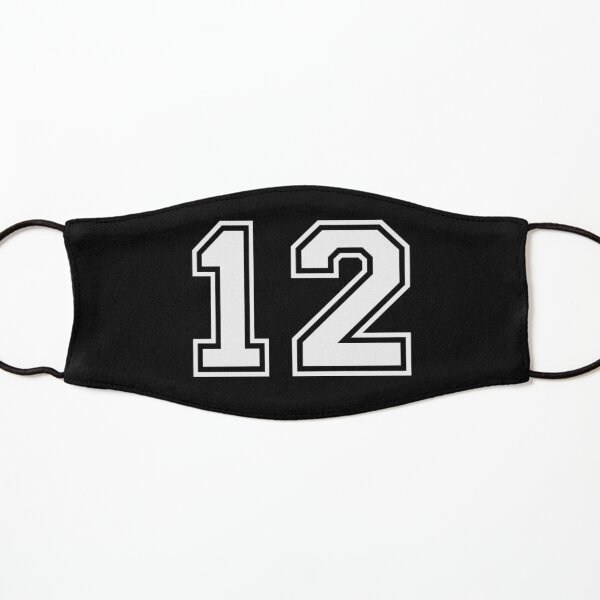 Number 12 Twelve Kids Mask
