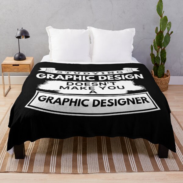 Aperçu de l'œuvre Étudier le design graphique ne fait pas de vous un graphiste créée et vendue par TakeOnWisdom.