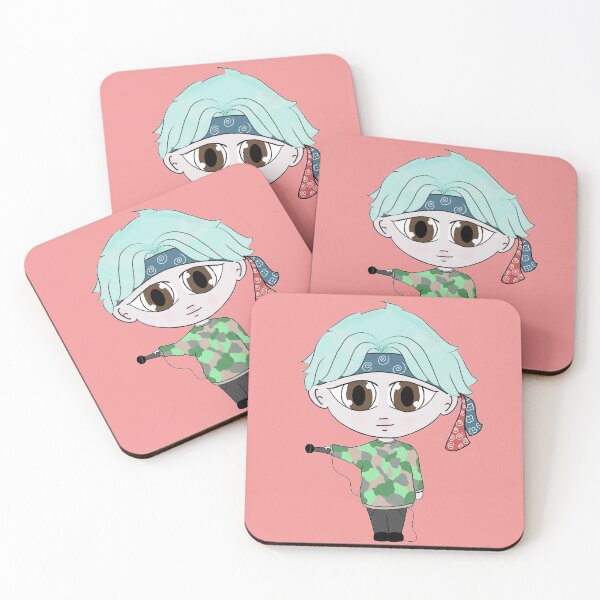 Item preview, BTS Suga chibi Mic Drop sticker designed and sold by MusicVibe.