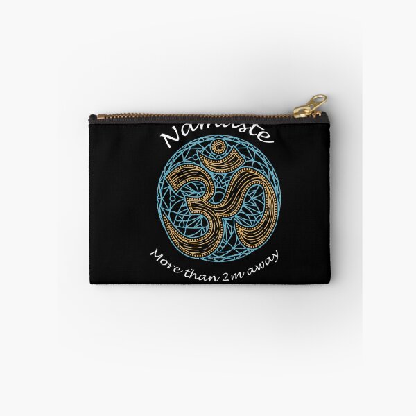 Item preview, Funny Socially Distanced Yoga Ohm Namaste designed and sold by MrE-Tees.