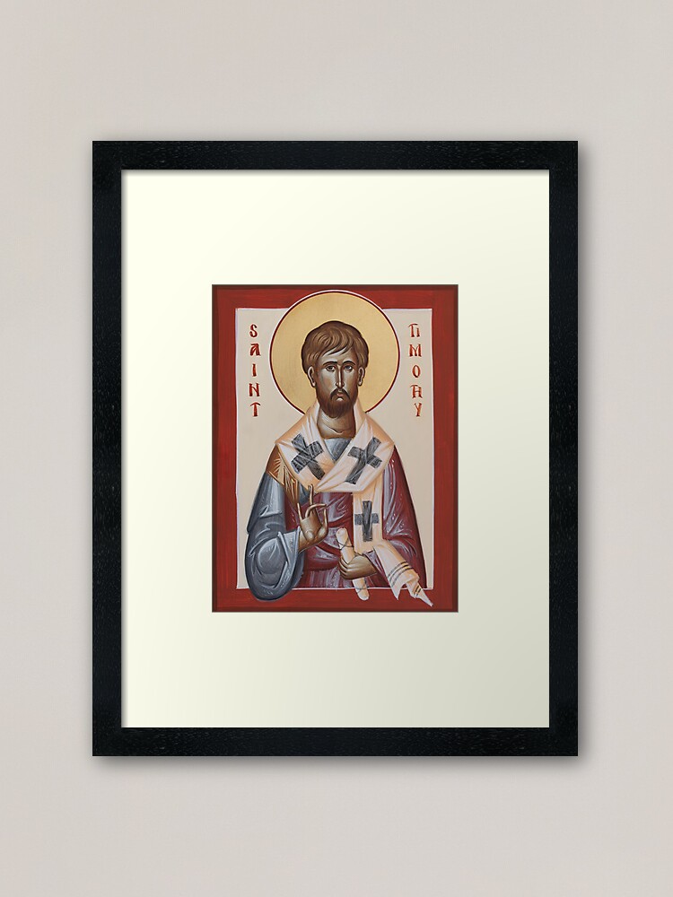 Alternate view of St Timothy Framed Art Print