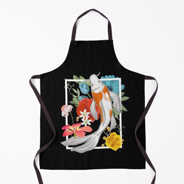 Item preview, Koi flowers vintage designed and sold by ElBeDesigns.