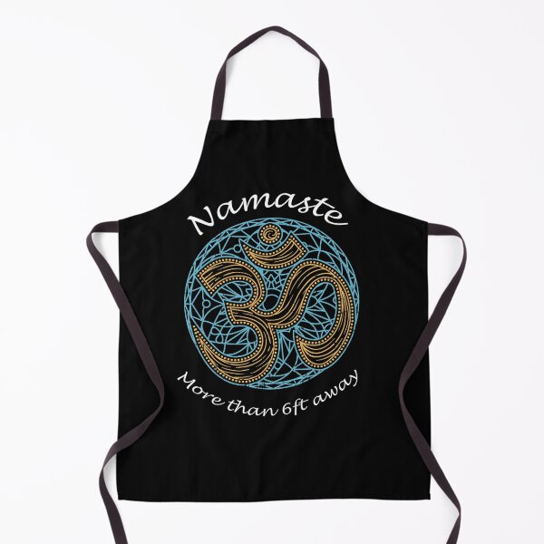 Item preview, Funny Socially Distanced Yoga Ohm Namaste designed and sold by MrE-Tees.
