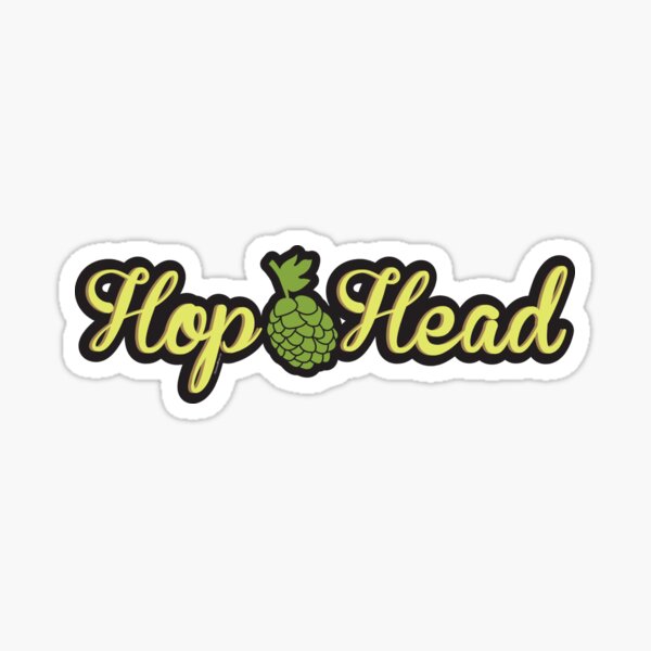 Hop Head Craft Beer Love Sticker