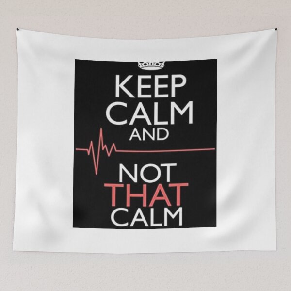 Item preview, Keep calm and not that calm designed and sold by Zarnish71.