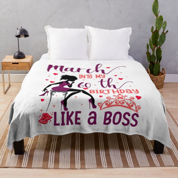Item preview, March into my 60th birthday like a boss For Women & Man T-Shirt designed and sold by TshirtStoreBD24.