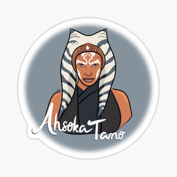 Vista previa del artículo con la obra «Ahsoka Tano», diseñado y vendido por KaZ86.
