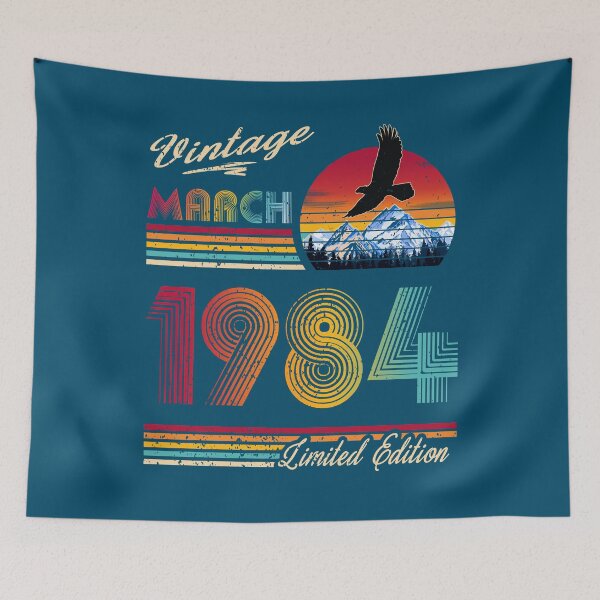 Item preview, Vintage March 1984 Birthday designed and sold by GreenSplash.