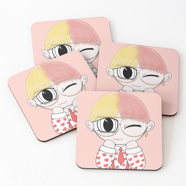 Item preview, BTS V Chibi - Taehyung Idol sticker designed and sold by MusicVibe.