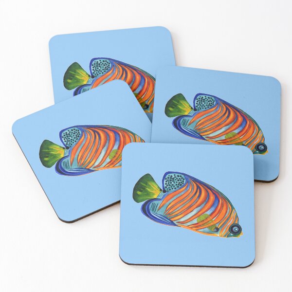 Item preview, Angel Fish, Aquarium Fish, Tropical Fish (original watercolour) designed and sold by irinagingercat.