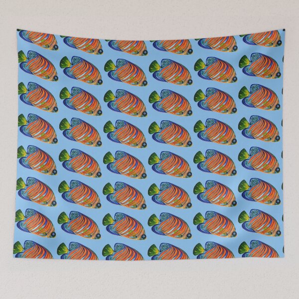 Item preview, Angel Fish, Aquarium Fish, Tropical Fish (original watercolour) designed and sold by irinagingercat.