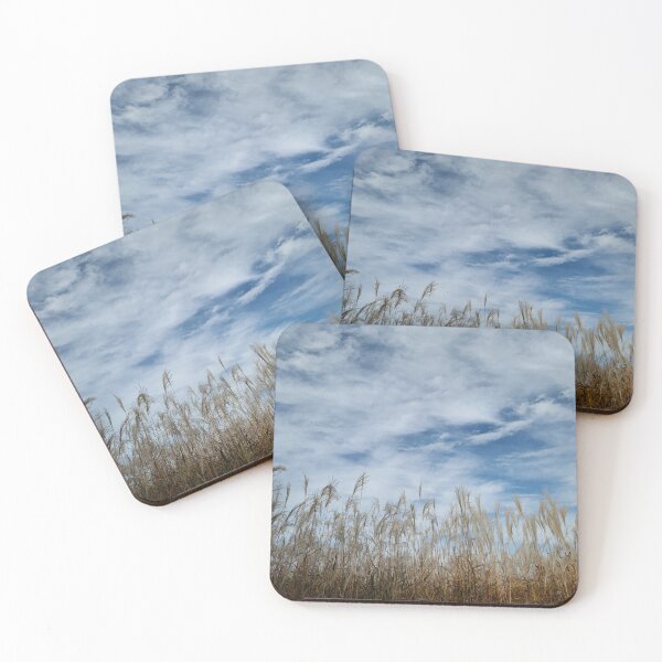 Item preview, Serene reeds under a peaceful sky designed and sold by RedFlamenco.