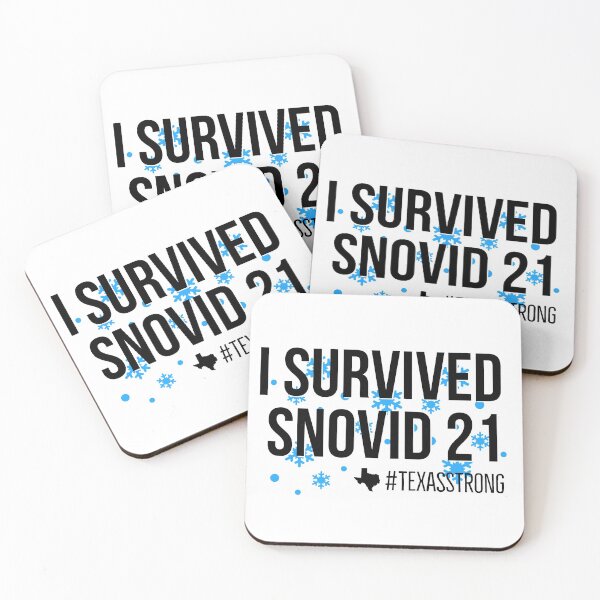 Item preview, i Survived Snovid 2021 Texas Snow Storm Supporter designed and sold by Sutra-Lotus-Co.