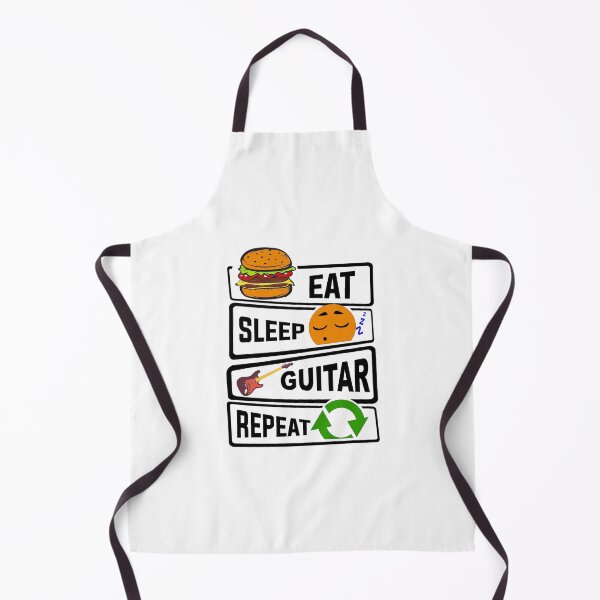 Item preview, Eat Sleep Guitar Repeat Funny illustration Gift designed and sold by KO-Design.