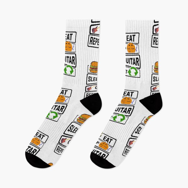 Item preview, Eat Sleep Guitar Repeat Funny illustration Gift designed and sold by KO-Design.