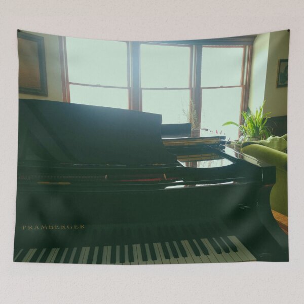 Item preview, Glossy Black Piano In a Sun Room designed and sold by Mothe3rd.