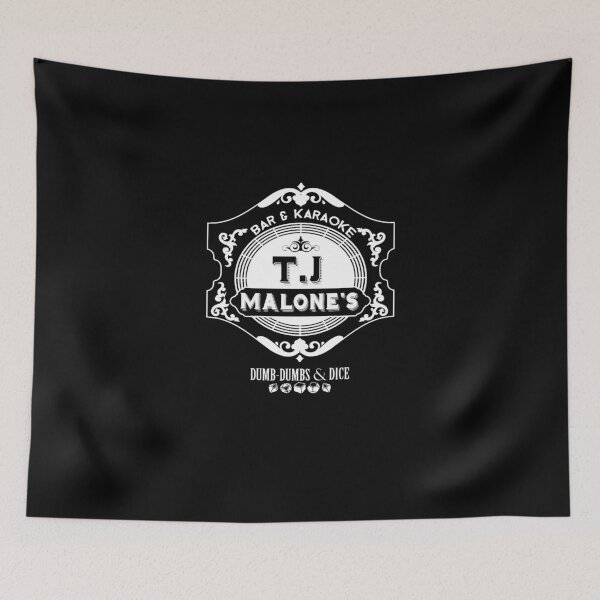 Item preview, T-J- Malone s - White Text designed and sold by BRANTCORPORA.