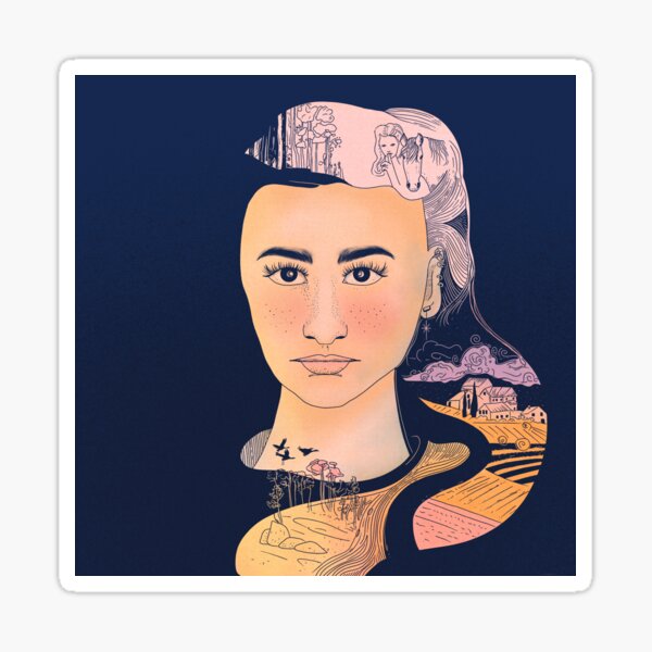 Life and memory Sticker