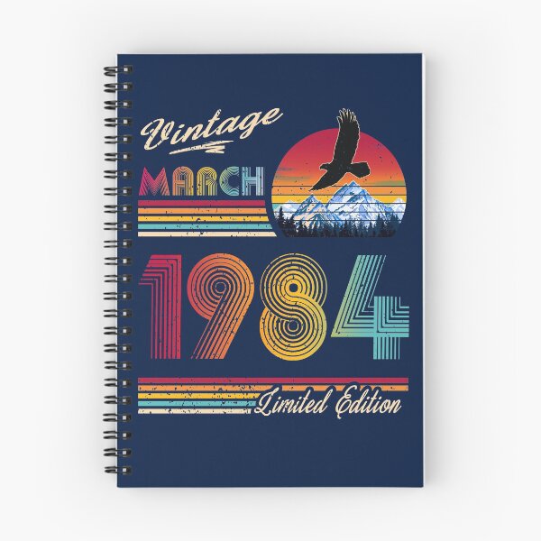 Item preview, March 1984 Birthday designed and sold by GreenSplash.