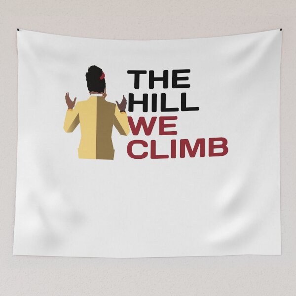 Item preview, The Hill We Climb Quote Illustration designed and sold by magnum-toxx.