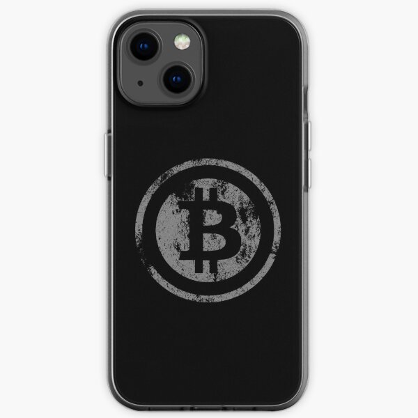 Vintage Bitcoin logo iPhone Soft Case