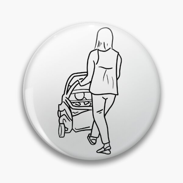 Item preview, Mother Out and About with Baby designed and sold by PrileyRileyArt.