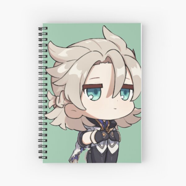 Albedo Chibi Genshin Impact Cahier à spirale
