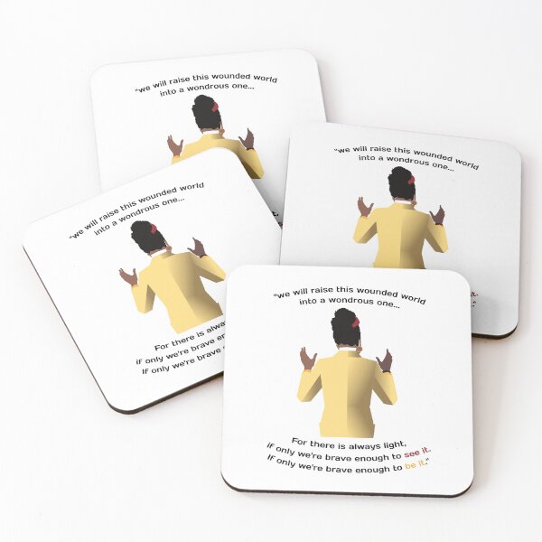 Item preview, The Hill We Climb Quote Illustration designed and sold by magnum-toxx.
