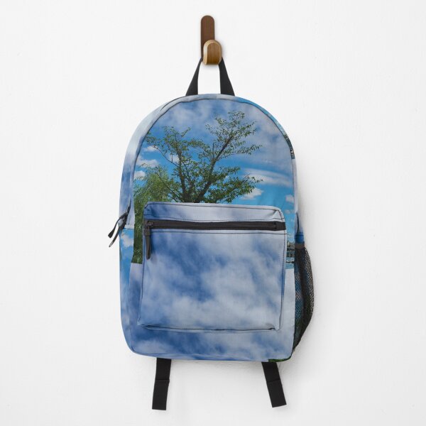 Item preview, Fantastic clouds and trees in the city sky designed and sold by RedFlamenco.