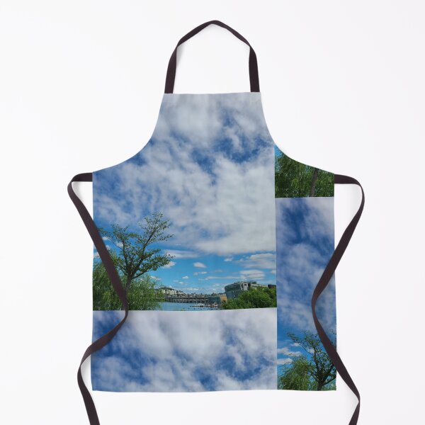 Item preview, Fantastic clouds and trees in the city sky designed and sold by RedFlamenco.