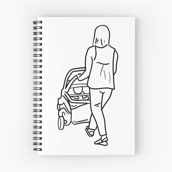 Item preview, Mother Out and About with Baby designed and sold by PrileyRileyArt.