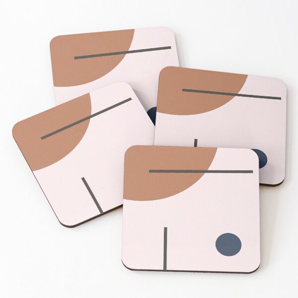 Item preview, Modern Gallery Wall Decor, Minimal Scandinavian Geometric 1 designed and sold by technicolorable_art.