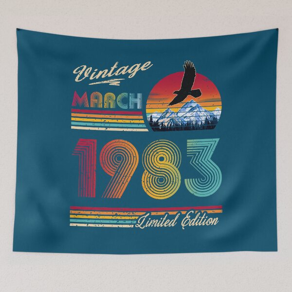Item preview, Vintage March 1983 Birthday designed and sold by GreenSplash.