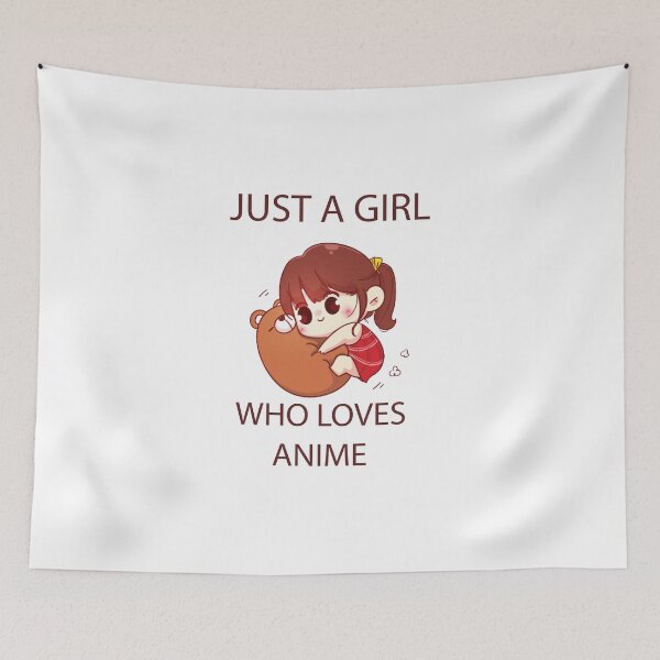 Item preview, Anime Girl gift - Just a Girl Who Loves Essential T-Shirt designed and sold by Xd-Ban.