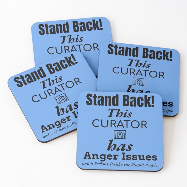Item preview, Angry Curator designed and sold by Specialized Job Merchandise.