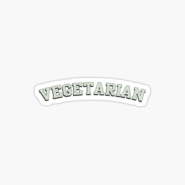 vegetarian Sticker