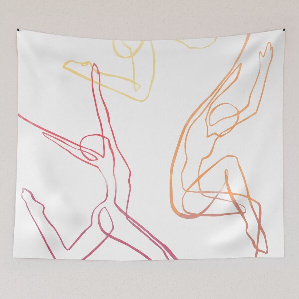 Item preview, Colorful Dancers  designed and sold by TheRedFinch.